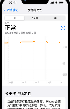 台州iPhone手机维修如何在iPhone开启'步行稳定性通知'