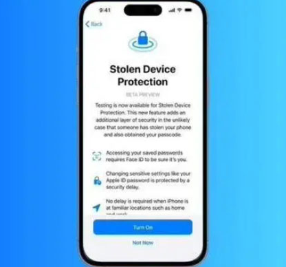 台州苹果授权维修店分享被盗设备保护功能开启方法 