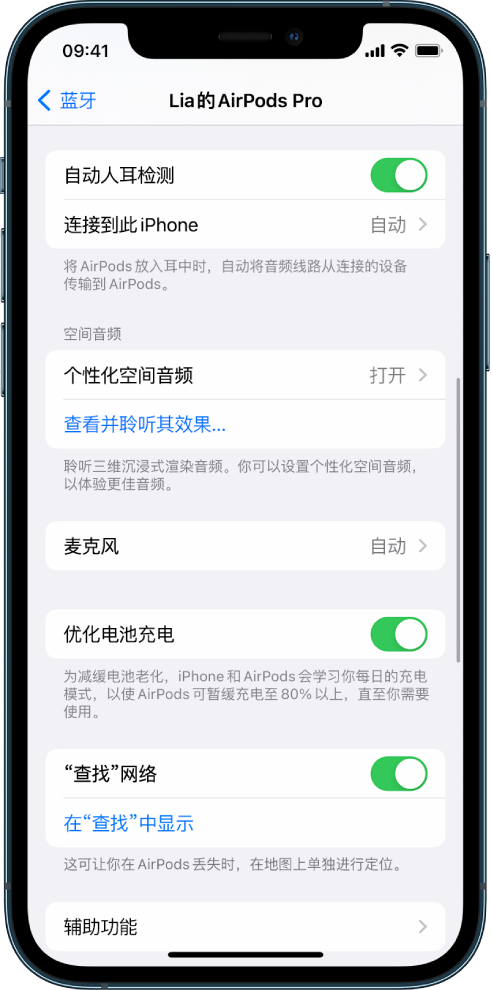 台州苹果手机维修分享如何通过 iPhone “查找”功能定位 AirPods 