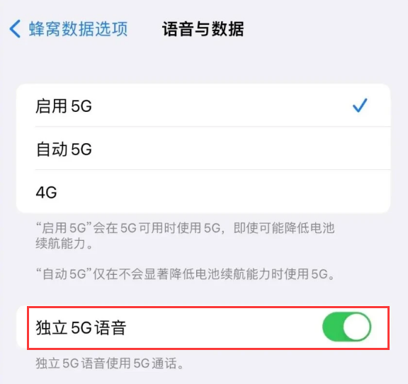 台州苹果14维修分享iPhone 14 Pro如何开启VoNR 