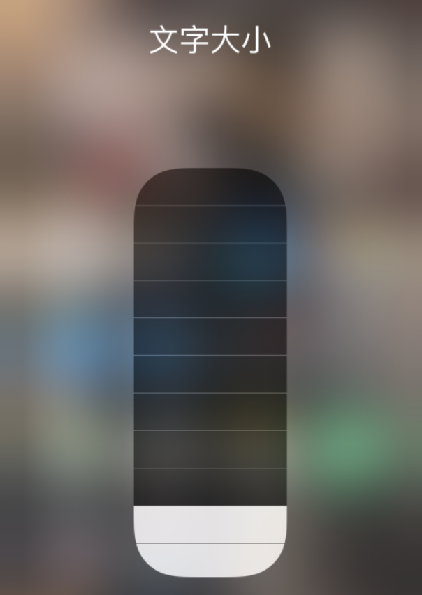台州苹果手机维修分享小技巧：在 iPhone 控制中心快速调节字体大小 